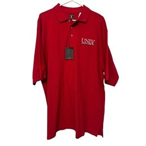 Men's Gear for Sport Red Polo UNLV Student Division Shirt Size XL NWT #7912